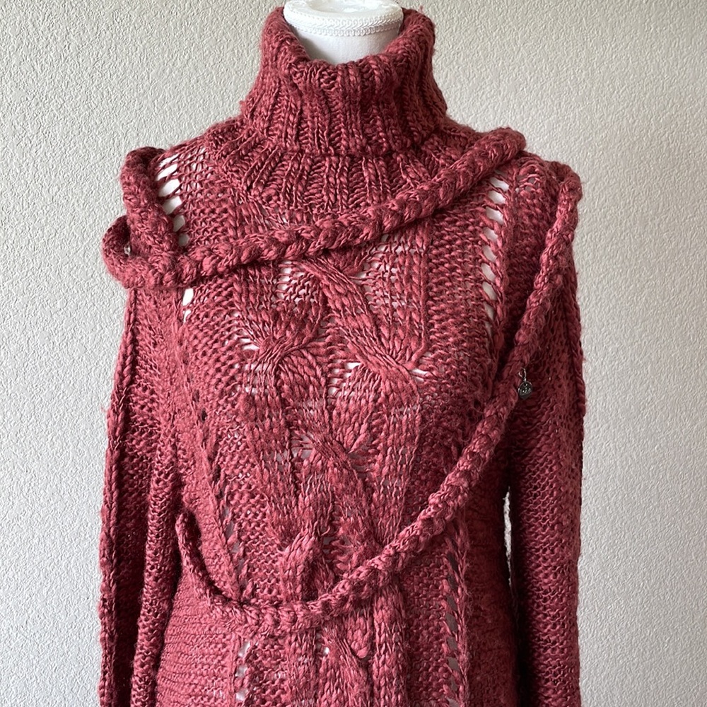 Loiza by Patrizia Pepe Turtleneck Sweater Size 4 US (Size II by the designer) - Picture 3 of 9